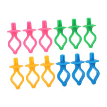 12PCS Silicone Bobbin Clips for Sewing Machines, Anti‑Tangle Thread Holders for Quilting and Embroidery