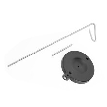 Thread Spool Holder for Sewing and Embroidery Machines, Single Cone Metal Stand with Stable Iron Base for Smooth Feeding