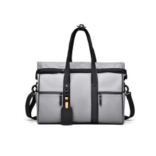 Expandable Travel Duffel Bag for Men and Women, Waterproof Weekender Carry On Tote with Laptop Compartment