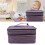 Sewing Accessories Organizer Double Layer Storage Bag with Multiple Compartments for Travel Use Purple 4