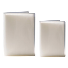 2pcs Transparent Photo Album with Clear Viewing Sleeves for Keepsakes and Scrapbook Storage