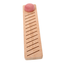 Wooden Embroidery Thread Organizer with Multiple Slots for Cross Stitch and Knitting, Tangle Design