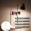 Thread Stand with 3 Spool Holder for Overlock Machine, Compact Sewing Thread Organizer in White 2