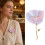 Accessoires de broche faits à la main en forme de Rose-Blanc 3