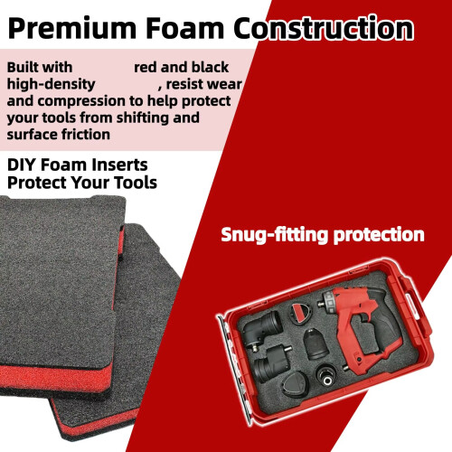 3Pcs Foam Padding 12x8inch Polyurethane Shock Absorption-50 2
