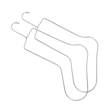 2pcs Stainless Steel Sock Blockers for Knitting and Crochet Fast Drying Display Rack