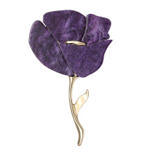 Broche sophistiquée en alliage en forme de Rose, accessoire de-D