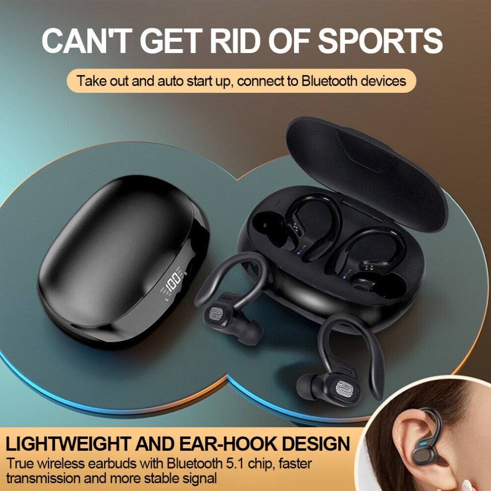 Bluetooth Headphones With Microphone Inear Stereo Earbuds Earphones Headsets 92760691