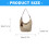 Modische, freundliche Strohhandtasche, geräumiges Design,-Khaki 4