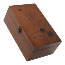 Wooden Sewing Box with Safe Needle and Pin Storage, Compact Portable MultiPurpose Craft Organizer