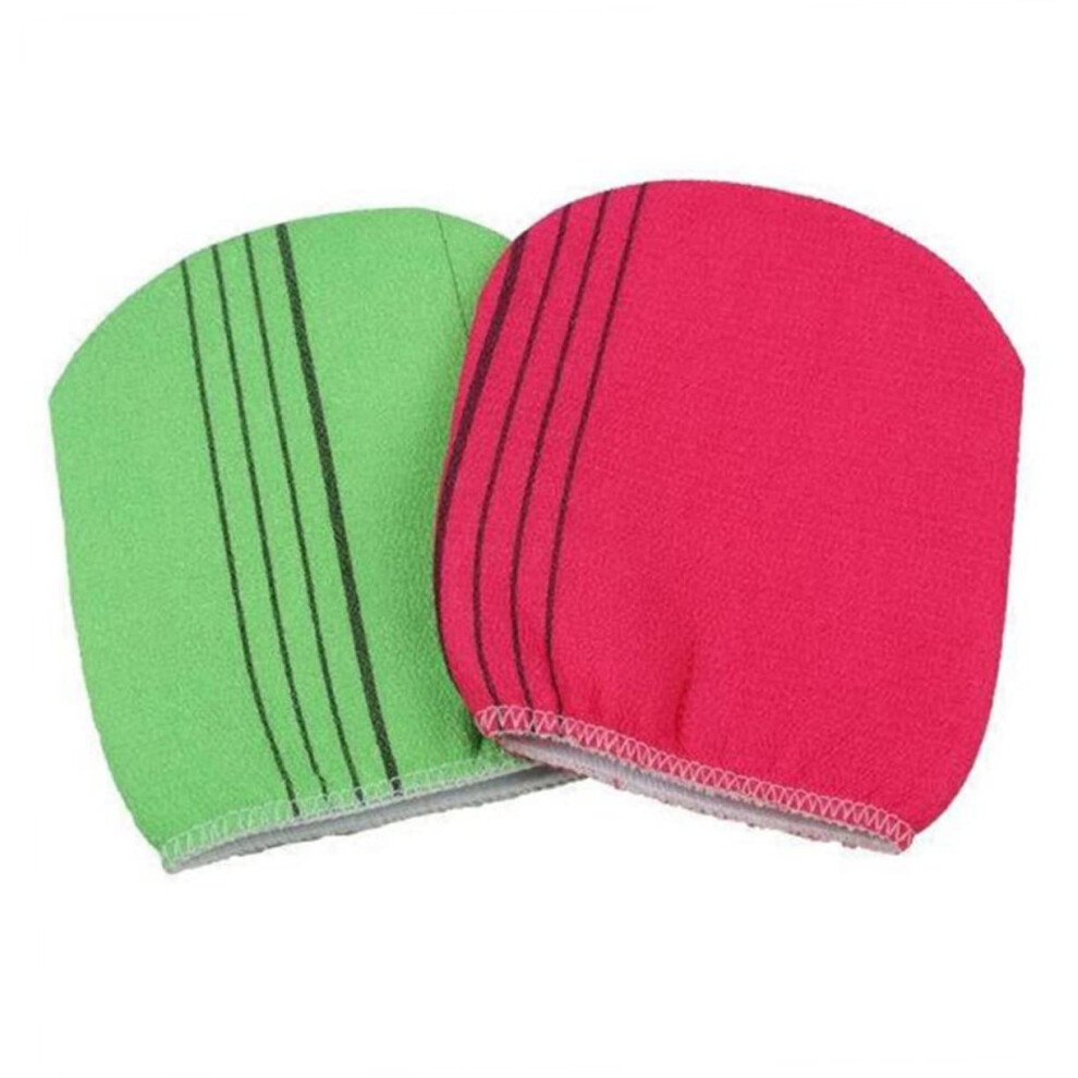 3pcs DoubleSided Exfoliating Bath Gloves for Body Scrub, Soft Skin Renewal, QuickDry Design