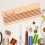 Wooden Thread Spool Holder WallMounted Sewing Thread Organizer for Quilting and Embroidery Projects 5