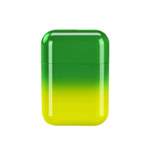 Windproof Jet Flame Butane Torch Lighter, Refillable Adjustable Zinc Alloy Outdoor Lighter Gift for Men (Green)