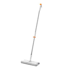 Spin Mop and 360 Degree Rotating Flat Mop, Adjustable Extension Handle, Wet Dry, Triple Clamp Grip