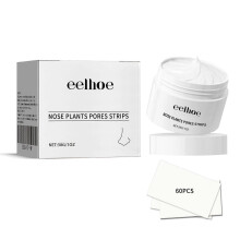 Limited time!!Eelhoe Blackhead Cleansing Cream - Controls Oil, Removes Blackheads And Acne, Exfoliates, Repairs Pores, Peel-Off Nose Strips