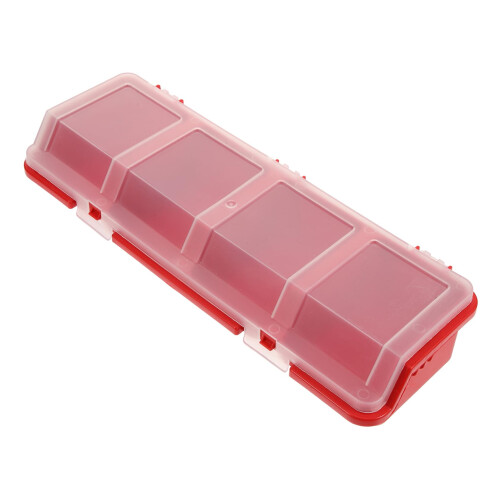 2pcs Stackable Screw Organizer Box with Lids, MultiCompartment Plastic Parts Storage for Home and Garage