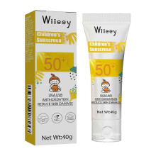 Kids UV Protective Cream - Gentle, Broad Spectrum Sunscreen with Shea Butter & Coconut Oil for Sensitive Skin, Waterproof, 40g | Full Body Sun Protect