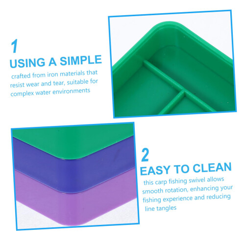 Colored Watch Parts Storage Box Small Plastic Organizer Tray with MultiCompartment ColorCoded Design 2