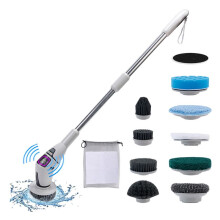 Electric Cleaning Brush 10 in 1 Multifunctional Cleaning Brush for Bathroom Kitchen Wireless Rotatable Cleaning Brush