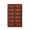 Silicone Baking Tools Cookie Chocolate Waffle Cake Mold,Style: 12-grid Chocolate Mold 1