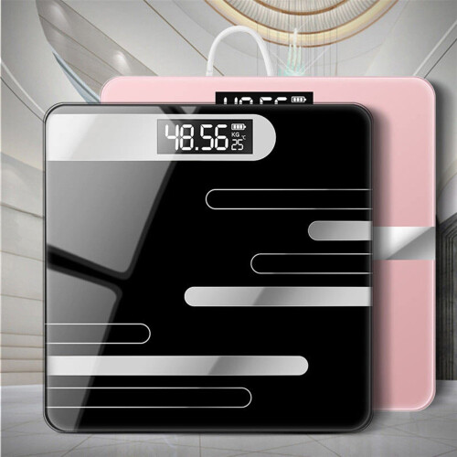 Smart Glass Digital Bathroom Scale with LCD Display, Accurate Weight Sensor and Auto Off 1