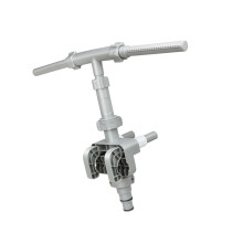 Two Outlet Pool Water Feature With round Motion For-Gray