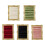 Decorative Ring Earring Organizers In Artistic Frame Shape-Red 2