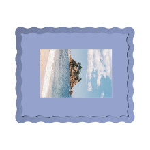 Bordure d'affichage en bois 8x10 mettant l'accent sur le-Bleu
