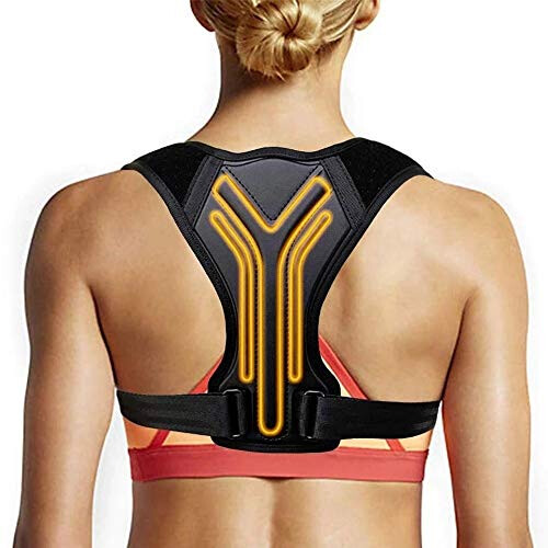 Adjustable Posture Corrector Back Brace for Upper Back and Shoulder Support XS Lightweight Breathable Design 1