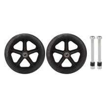 2pcs Wheelchair Replacement Wheels Soft Rubber Tires for Electric Wheelchair Rear Front Use, Smooth Ride