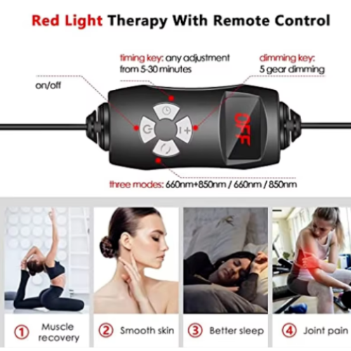 LED Red Light Therapy Lamp for Body & Face 2