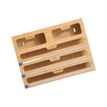 Elegante Schubladen-Aufbewahrungsbox für Frischhaltefolie und
