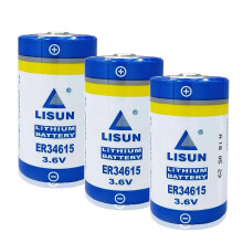 3 Pack ER34615 3.6V D Size Lithium Battery 19000mAh Capacity Long Runtime for CNC Machines