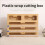 Support en bois polyvalent pour rouleaux d'emballage alimentaire 7