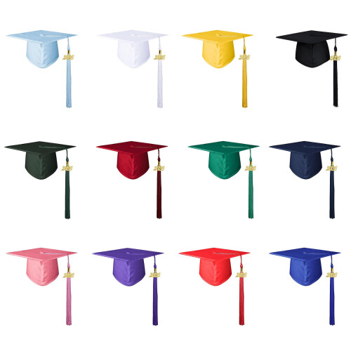 Lightweight Graduation Hat for 2026 Comfortable and-White child 1
