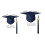 Bachelor Cap for 2026 Graduation Comfortable Wear-Red child 4
