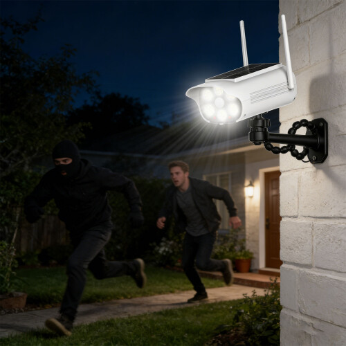 Energy Saving Solar Wireless Motion Activated Simulation-2 pack 2