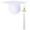 Lightweight Graduation Hat for 2026 Comfortable and-White child 1