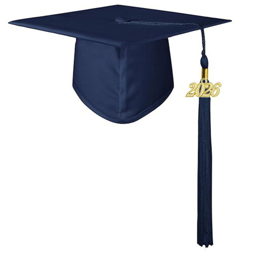 Classical Graduation Mortarboard for 2026-Navy blue child