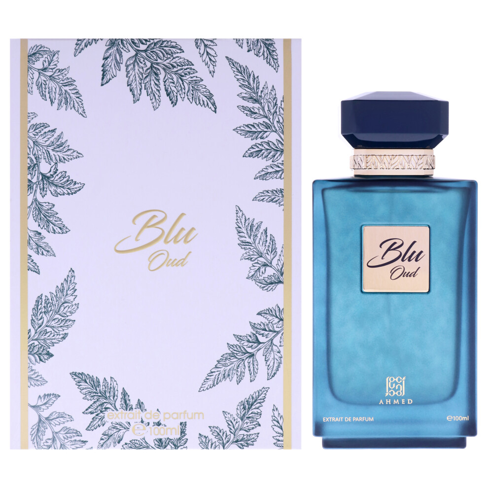 Ahmed Al Maghribi Blu Oud By For Men - 3.38 Oz Edp Spray
