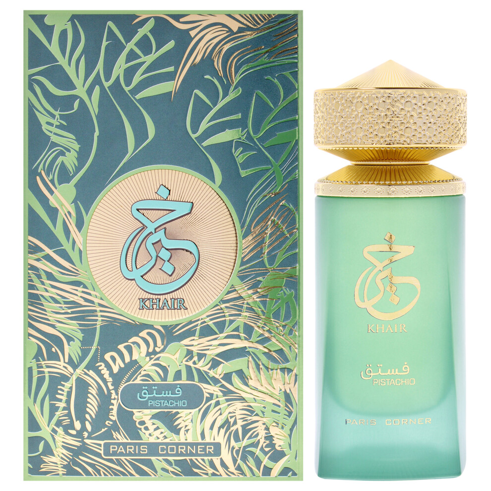 Paris Corner Cream Khair - Pistachio By For Unisex - 3.4 Oz Edp Spray