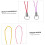 300pcs Bulk Phone Charm Straps Assorted Color Lanyard Strings for DIY Charm Making Accessories Set 4