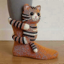 (tiger) Knitted 3D Animal Pattern Floor Socks Unisex Winter Christmas Gifts Funny Animal Themed Slipper Socks for All AgesZZ57 S06