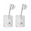 2pcs White Flexible Shower Suction Holder Adjustable Wall Mount Head Bracket for Bathroom 1