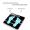 Digital Bathroom Scale with Body Composition, Smart Body Fat Scale with LCD Display and Temperature Sensor 3