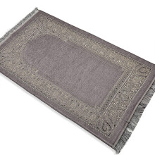 (Gray) Luxury Prayer Rug