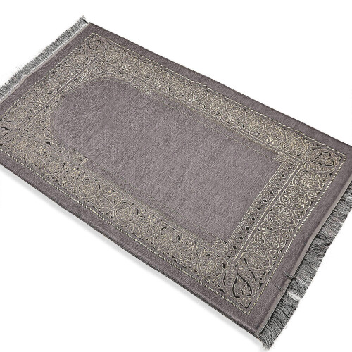 (Gray) Luxury Prayer Rug