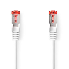 CAT6 Netzwerkkabel | RJ45 Stecker | RJ45 Stecker | S/FTP | 30,0 m | Innenbereich | Rund | LSZH | Weiß | Boxen