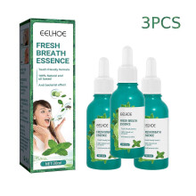 (3PCS)Bad Breath Removing Drops - Fresh Breath Professional Formula Oral Care Essence 30ml