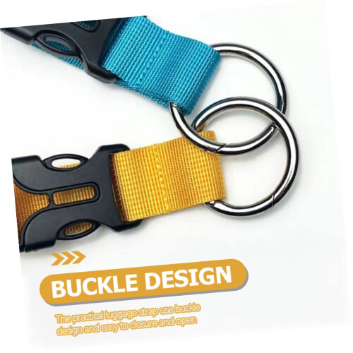 Adjustable Luggage Straps with Quick‑Release Buckle, Durable Suitcase Belt for Secure Travel 1